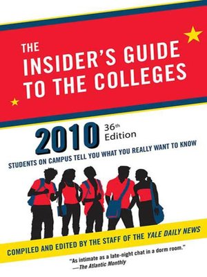 cover image of The Insider's Guide to the Colleges, 2010